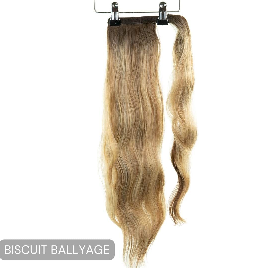 Long Clip-In Ponytails (22" - 30") Clip In Ponytail Easilocks 22" The Loose Wave Clip-In Ponytail Biscuit Balayage 