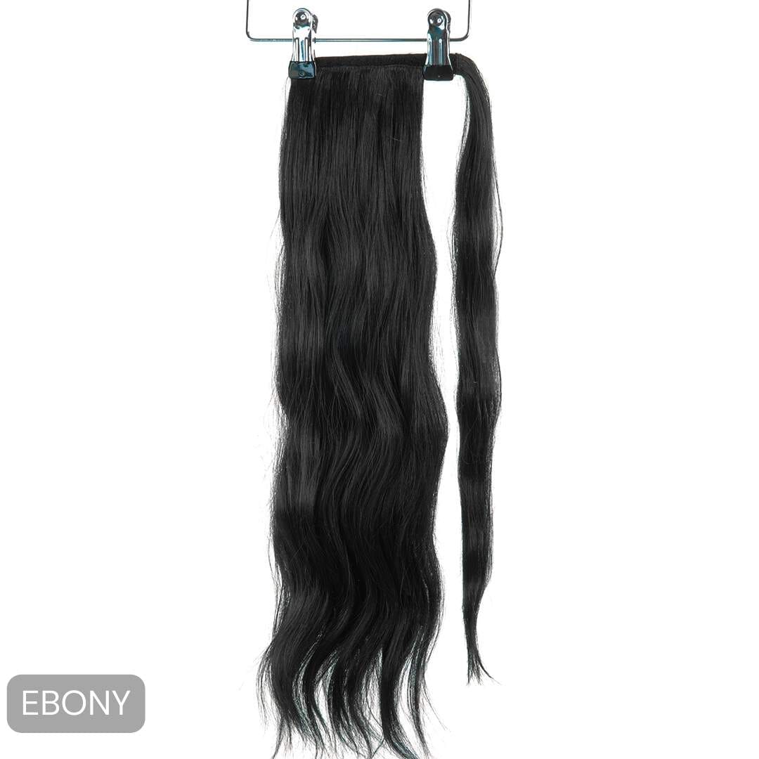 Long Clip-In Ponytails (22" - 30") Clip In Ponytail Easilocks 22" The Loose Wave Clip-In Ponytail Ebony 