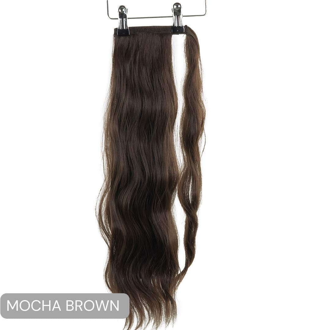 Long Clip-In Ponytails (22" - 30") Clip In Ponytail Easilocks 22" The Loose Wave Clip-In Ponytail Mocha Balayage 