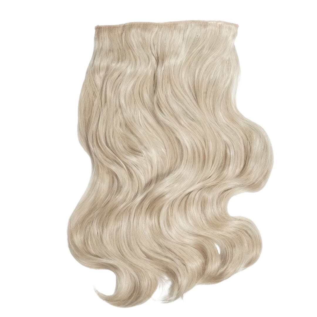 20" Volume Bouncy Clip In Hair Extensions Bouncy Clip In Hair Extensions Easilocks Pearl Blonde 