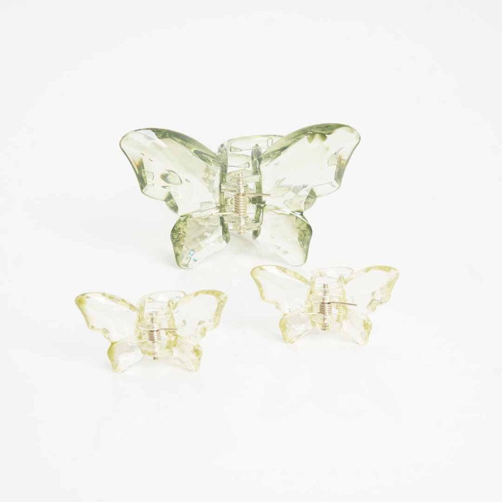 Green Butterfly Clip Set Accessories Easilocks 