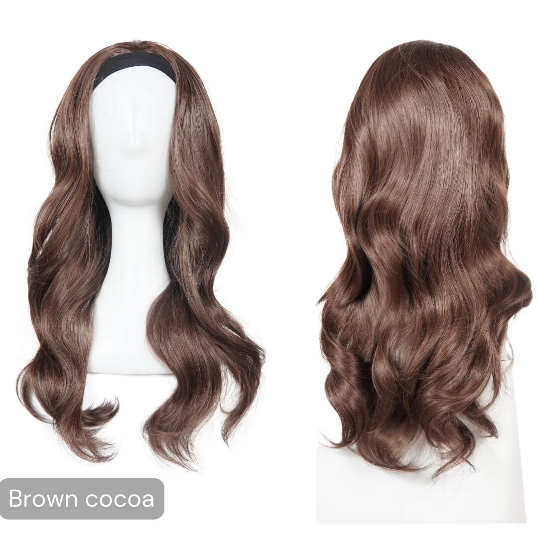 The Headband Wig Perfect Wave The Headband Easilocks Brown Cocoa 
