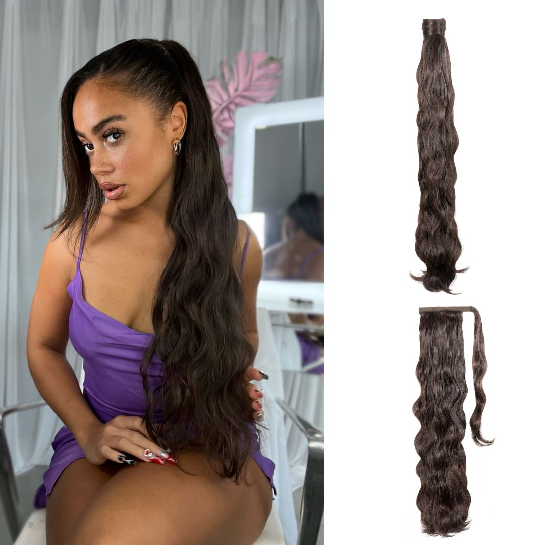 30 inches Ponytail Clip In Ponytails Easilocks 