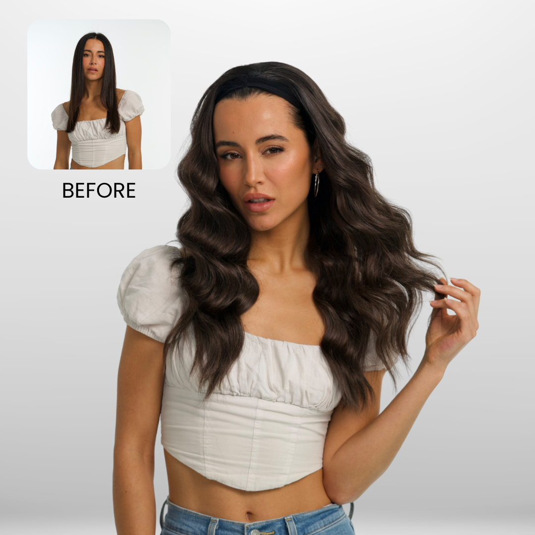 The Headband Wig Perfect Curl