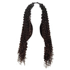 24" Kinky Curly U Part Wig U Part Wigs Easilocks Dark Brown Ombre 