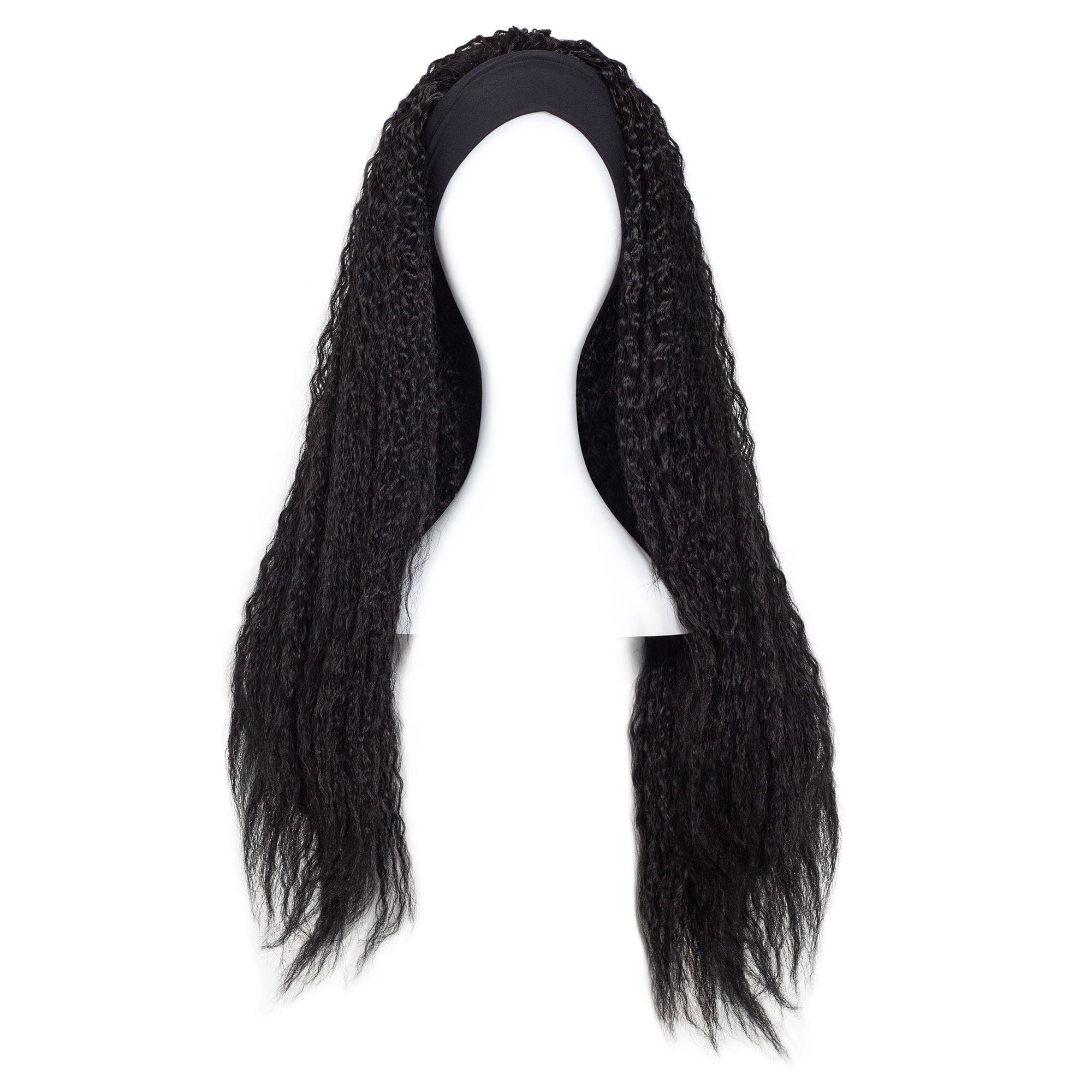 29" Natural Texture Headband Wig wigs Easilocks Ebony 
