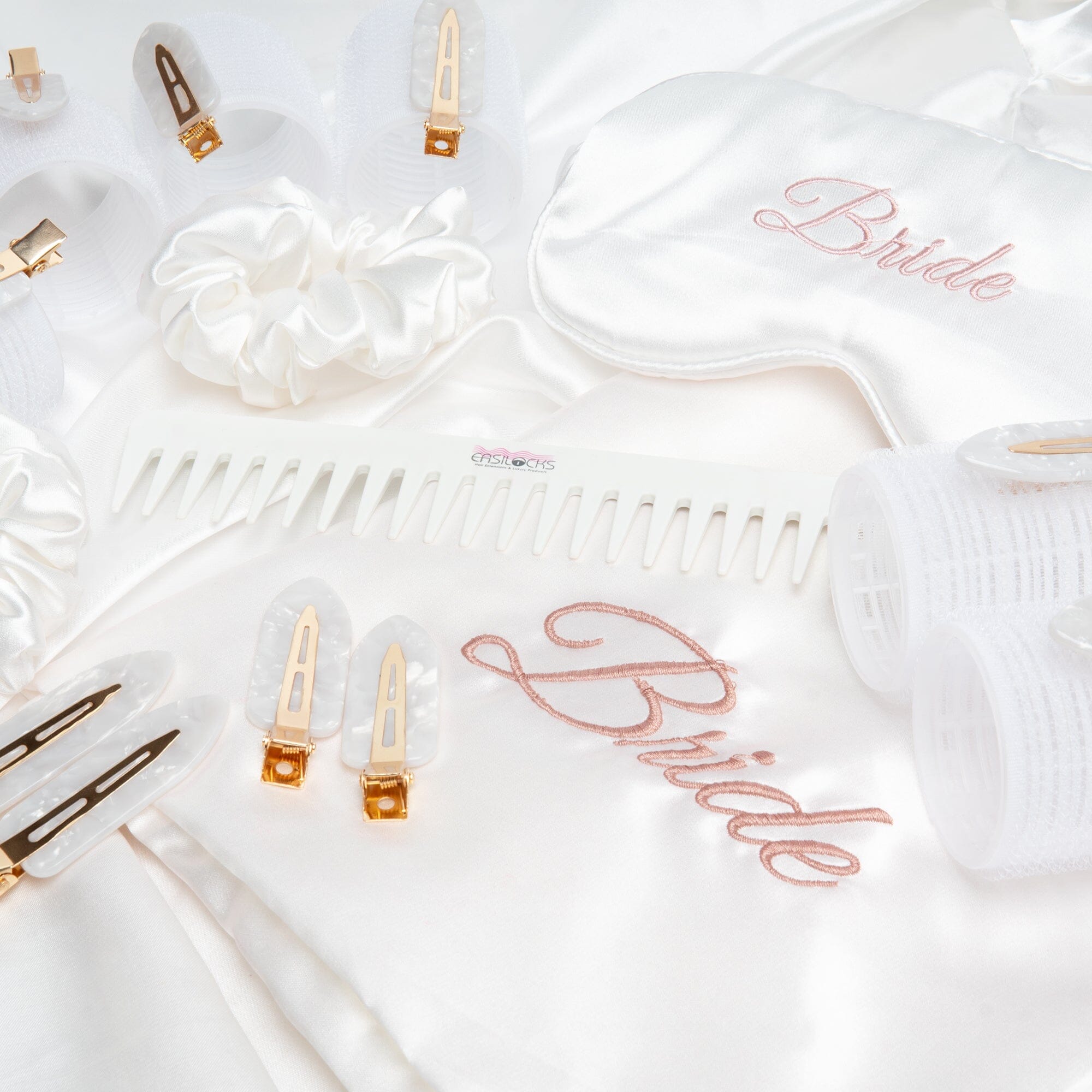 Bride Satin Robe Accessories Easilocks 