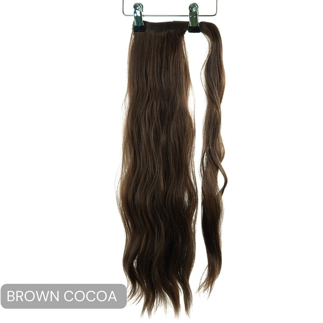 Long Clip-In Ponytails (22" - 30") Clip In Ponytail Easilocks 22" The Loose Wave Clip-In Ponytail Brown Cocoa 