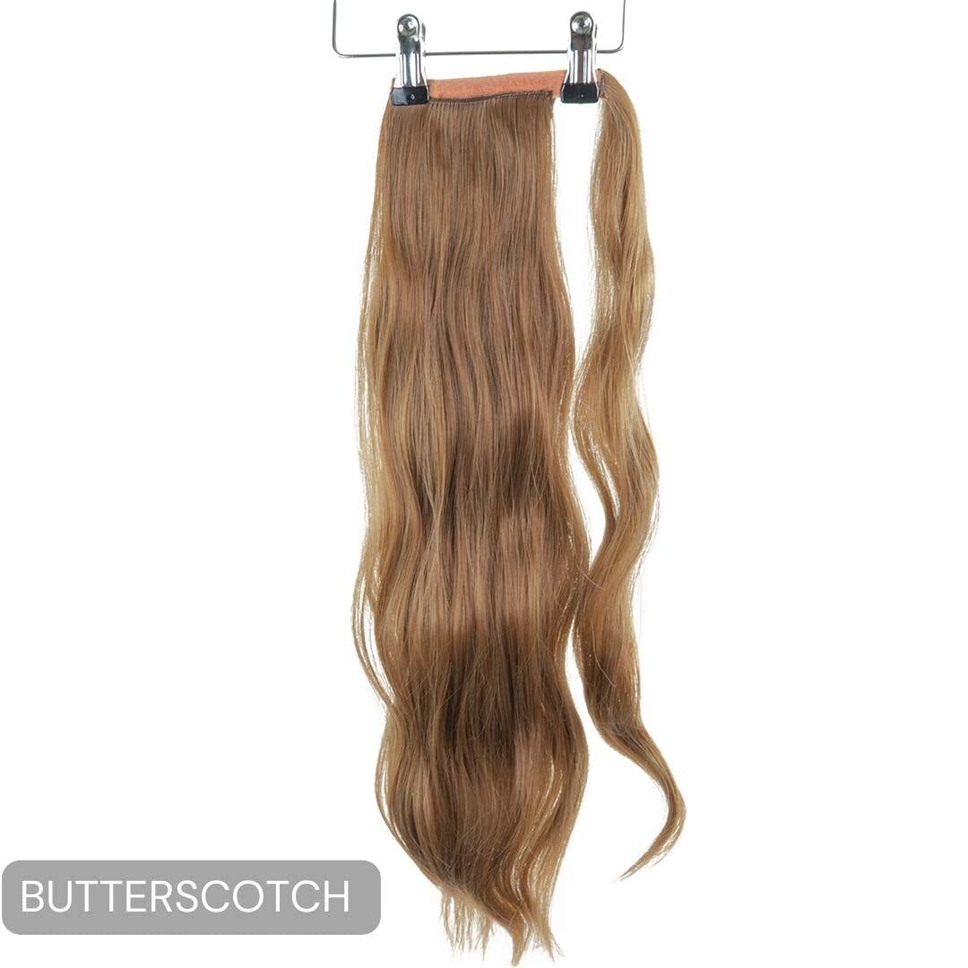 Long Clip-In Ponytails (22" - 30") Clip In Ponytail Easilocks 22" The Loose Wave Clip-In Ponytail Butterscotch 