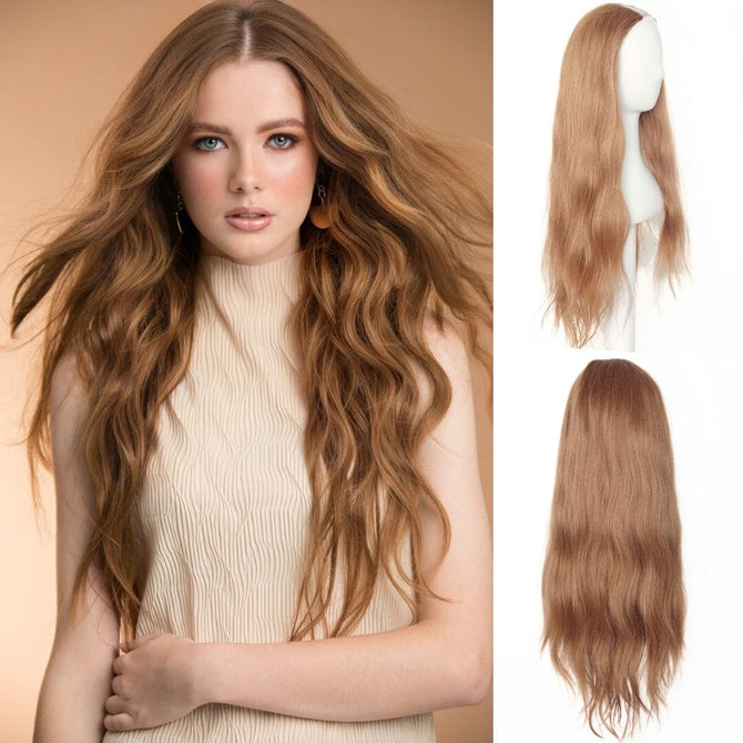 The Loose Wave Lace U-Part Wig Bundle Bundles Easilocks Copper 