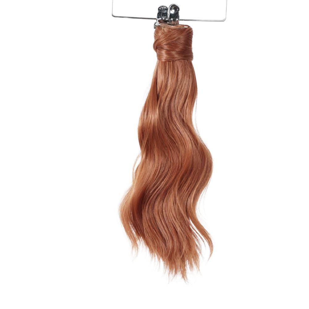 14 inches Wavy Ponytail Clip In Ponytails Easilocks Ginger Spice 