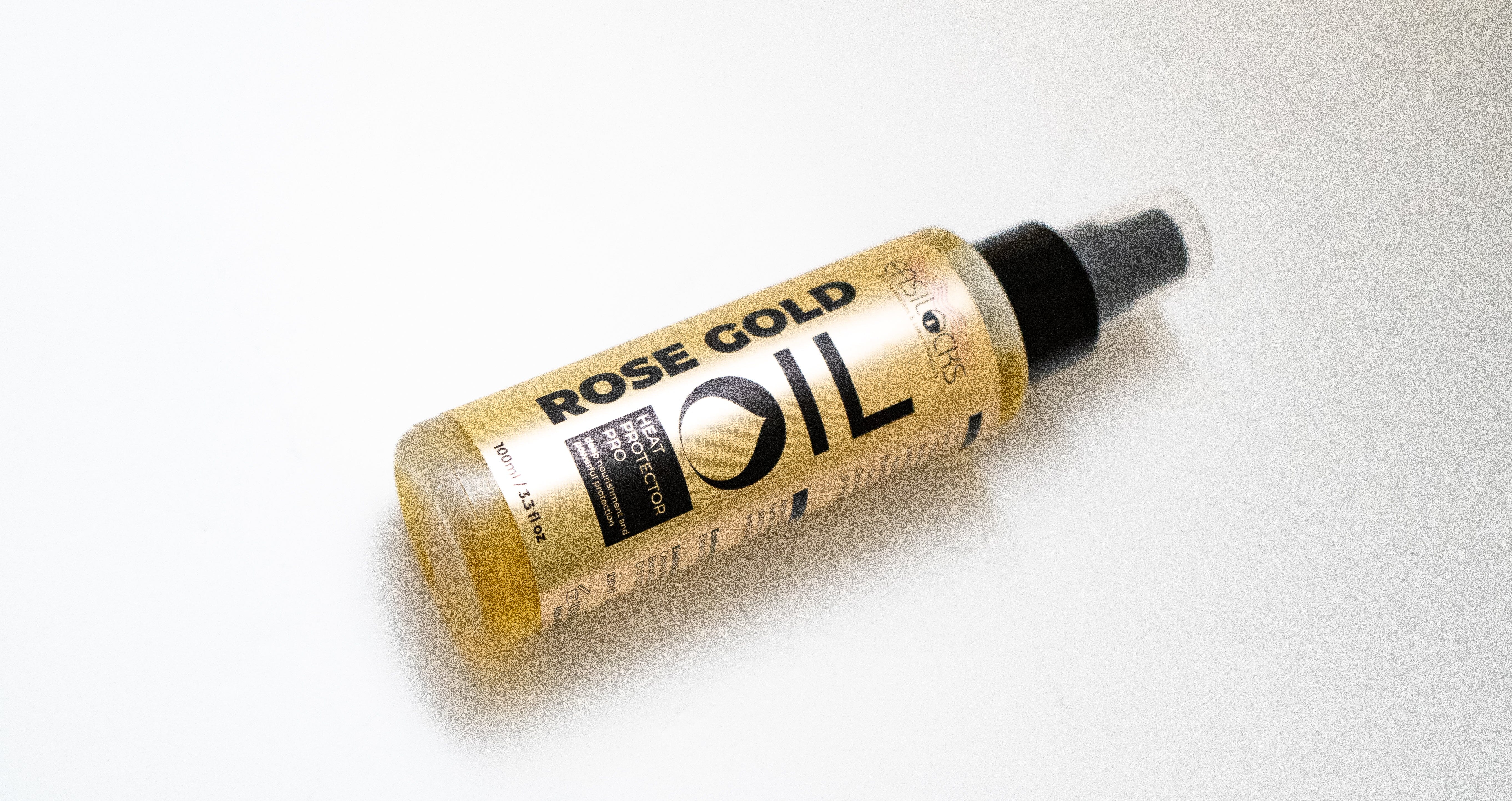 Easilocks Rose Gold Heat Protector Oil 100ML Hair Care Easilocks 