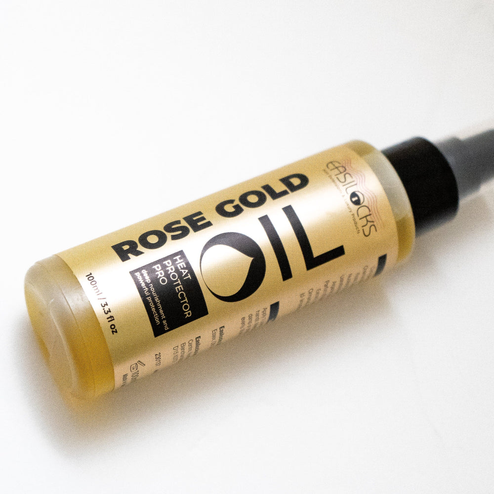 Easilocks Rose Gold Heat Protector Oil 100ML Hair Care Easilocks 