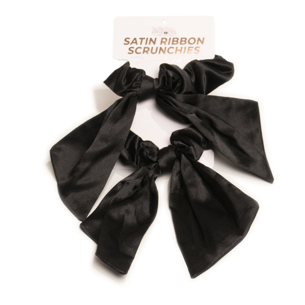 Satin Ribbon Scrunchie (Short) (7129677824195)