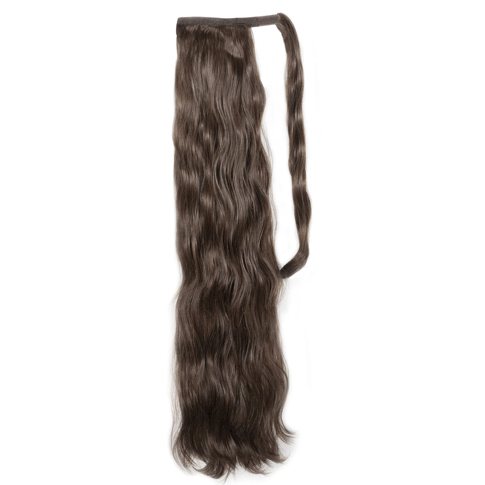 30" Body Wave Clip In Ponytail (7447136338115)#color_brown-cocoa
