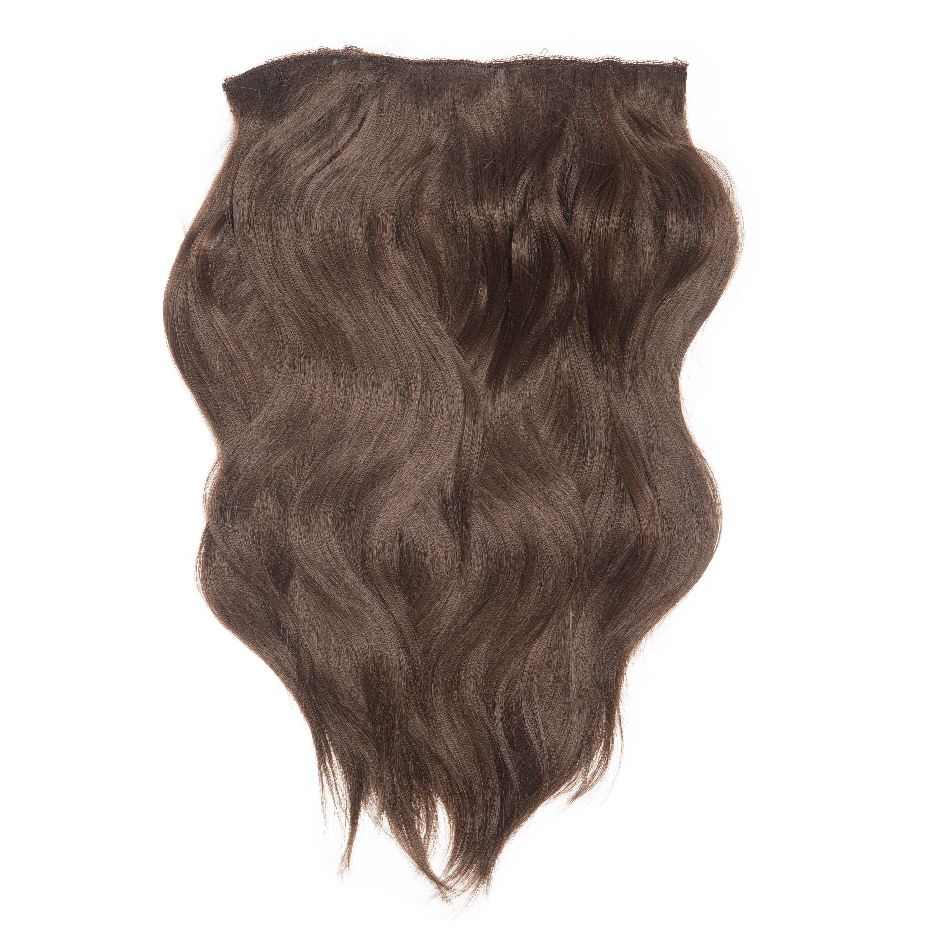 14" Wavy Clip In Hair Extensions Wavy Clip In Hair Extensions Easilocks Brown Cocoa (PRE ORDER) 