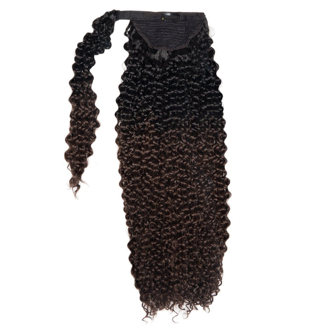 20" Kinky Curly Clip-In Ponytail (7431901774019)