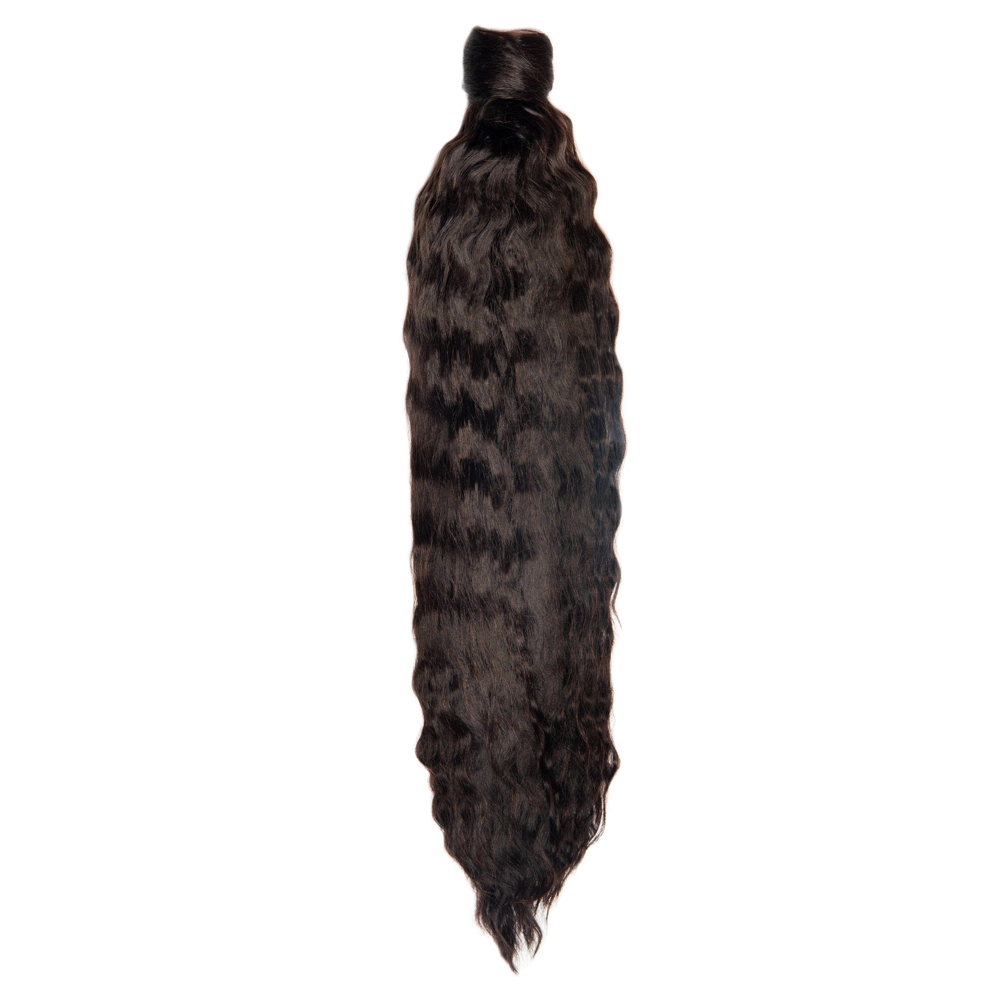 24" Deep Wave Clip-in Ponytail (7432028782787)