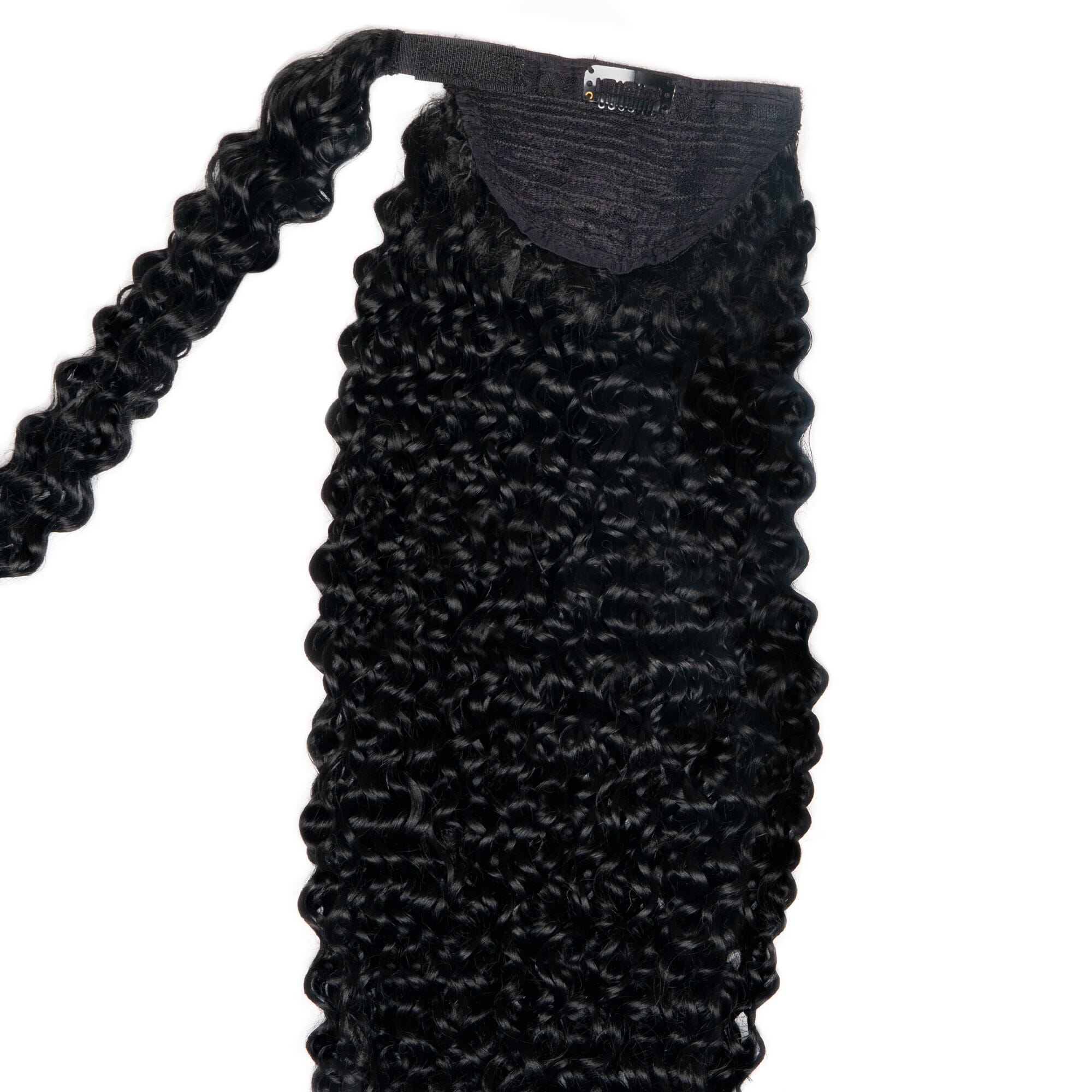 20" Kinky Curly Clip-In Ponytail (7431901774019)