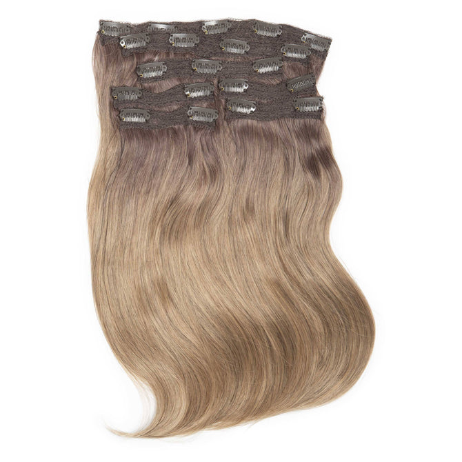 14" Silky Straight Clip In Hair Extensions Clip In Hair Extensions Easilocks 