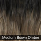 Medium Brown Ombre Hair Extensions	 (4490345971792)