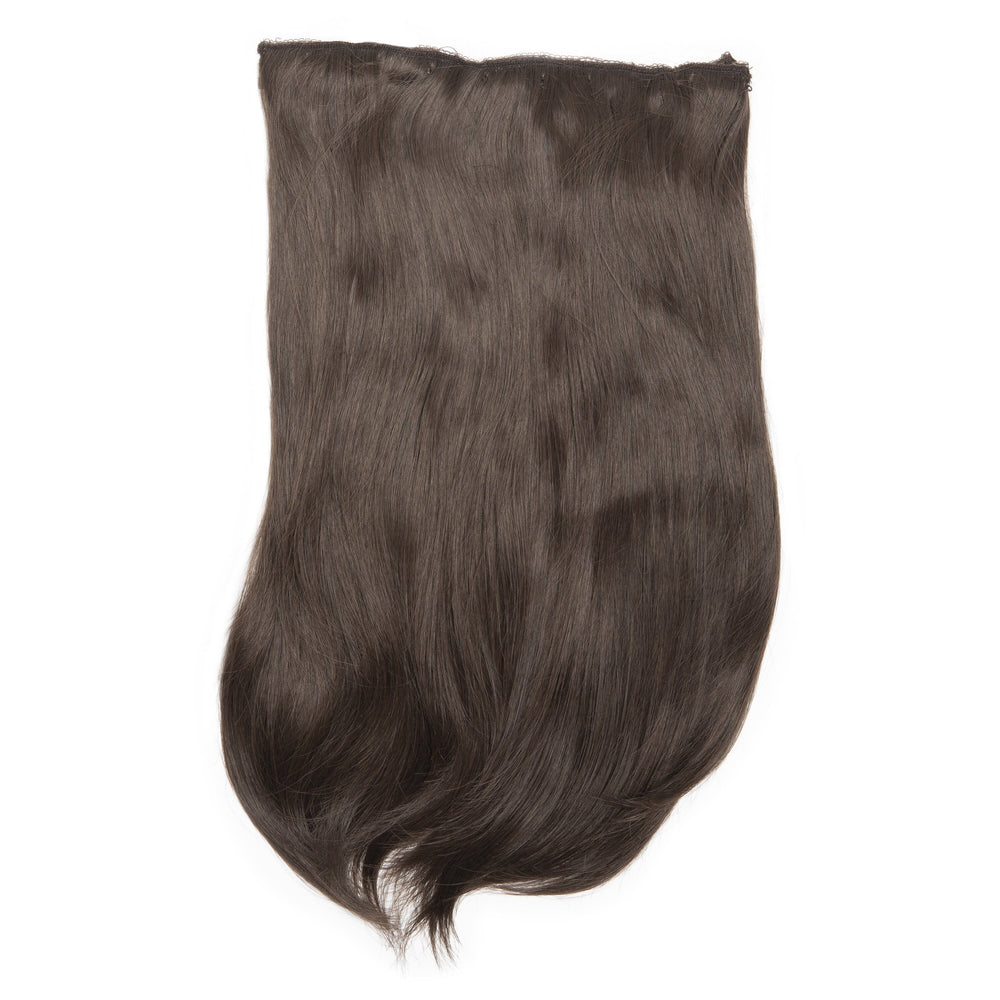 14" Silky Straight Clip In Hair Extensions Clip In Hair Extensions Easilocks Mocha Brown ( PRE ORDER ) 