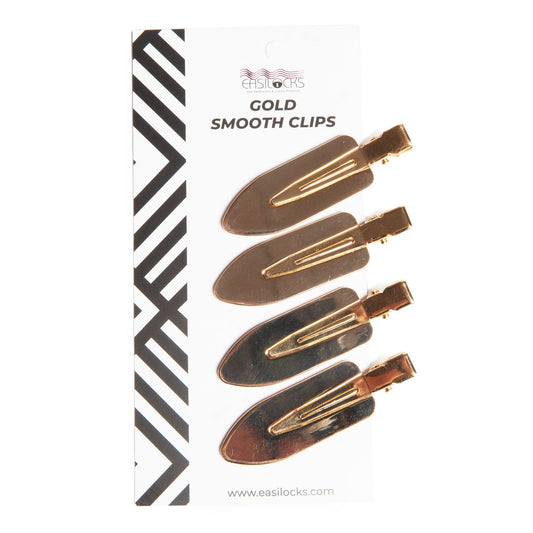 Smooth Clips Gold x 4 (7287865376963)