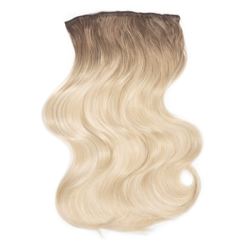 20" Volume Bouncy Clip In Hair Extensions Bouncy Clip In Hair Extensions Easilocks Rooted Blonde ( Pre - Order ) 