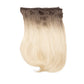 14" Silky Straight Clip In Hair Extensions Clip In Hair Extensions Easilocks Rooted Blonde ( Pre - Order ) 