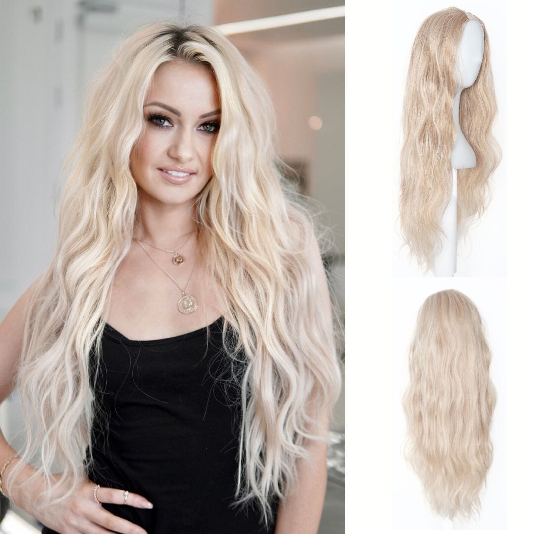 Wavy Clip In Hair Extensions Beach Wave Hair Extensions Easilocks