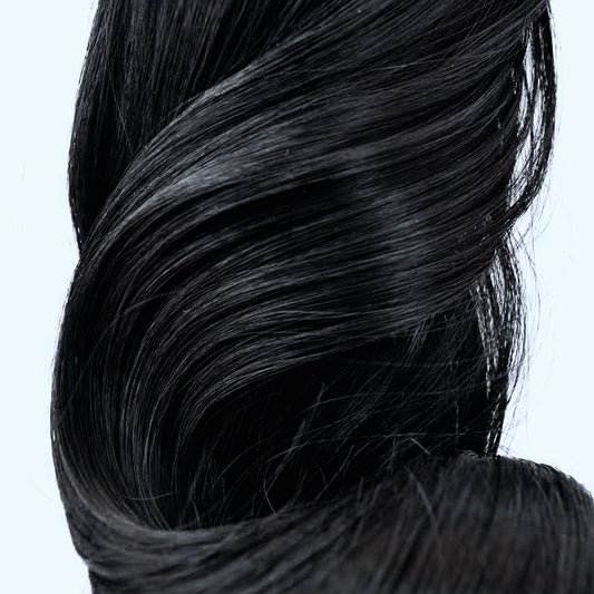 Clip In 24" Fishtail Braid Hair Extension - Black (379462188)