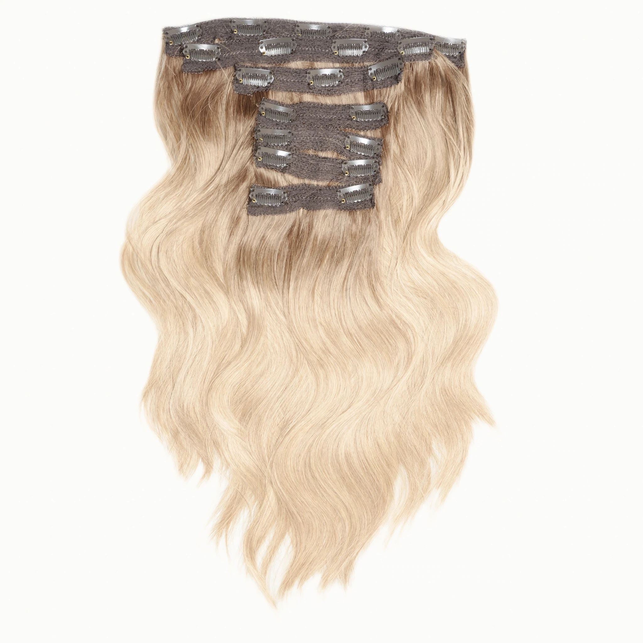 14" Wavy Clip In Hair Extensions (7418623688899)