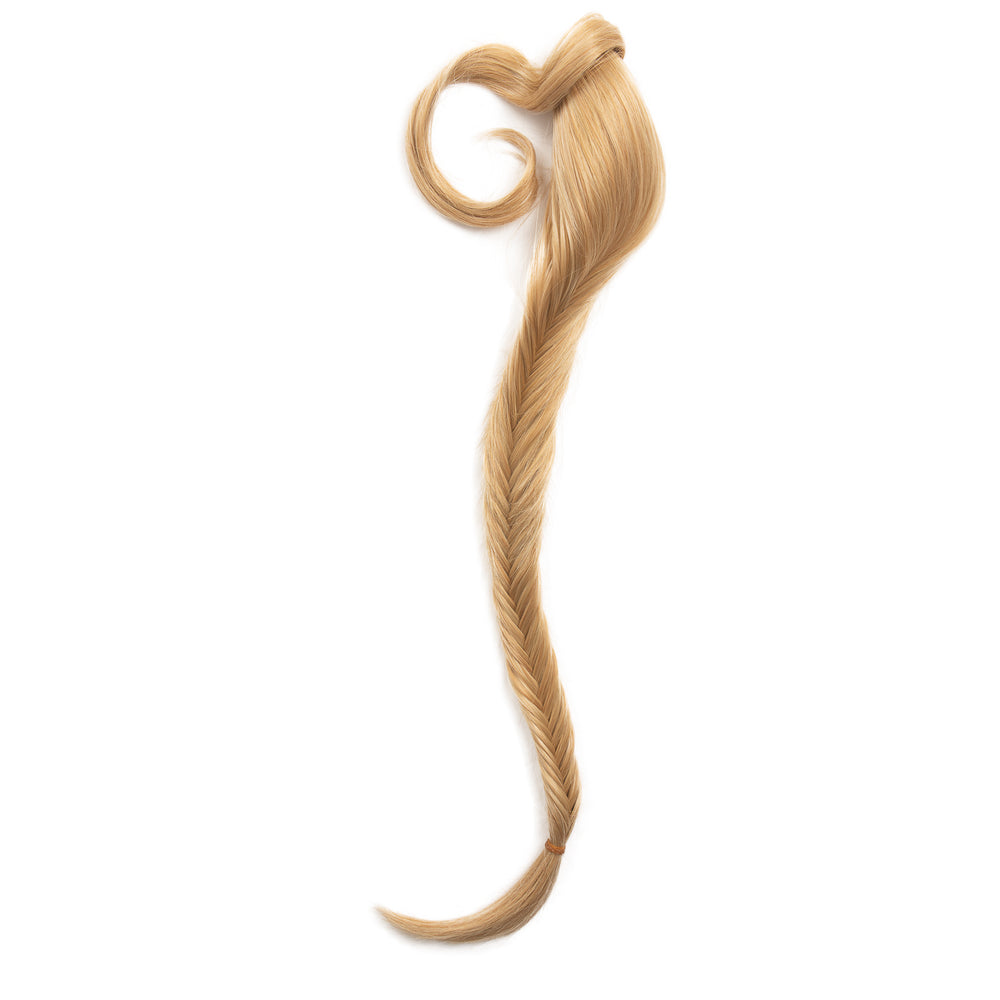 Clip In 24" Fishtail Braid Hair Extension - Pure Blonde (379465728)