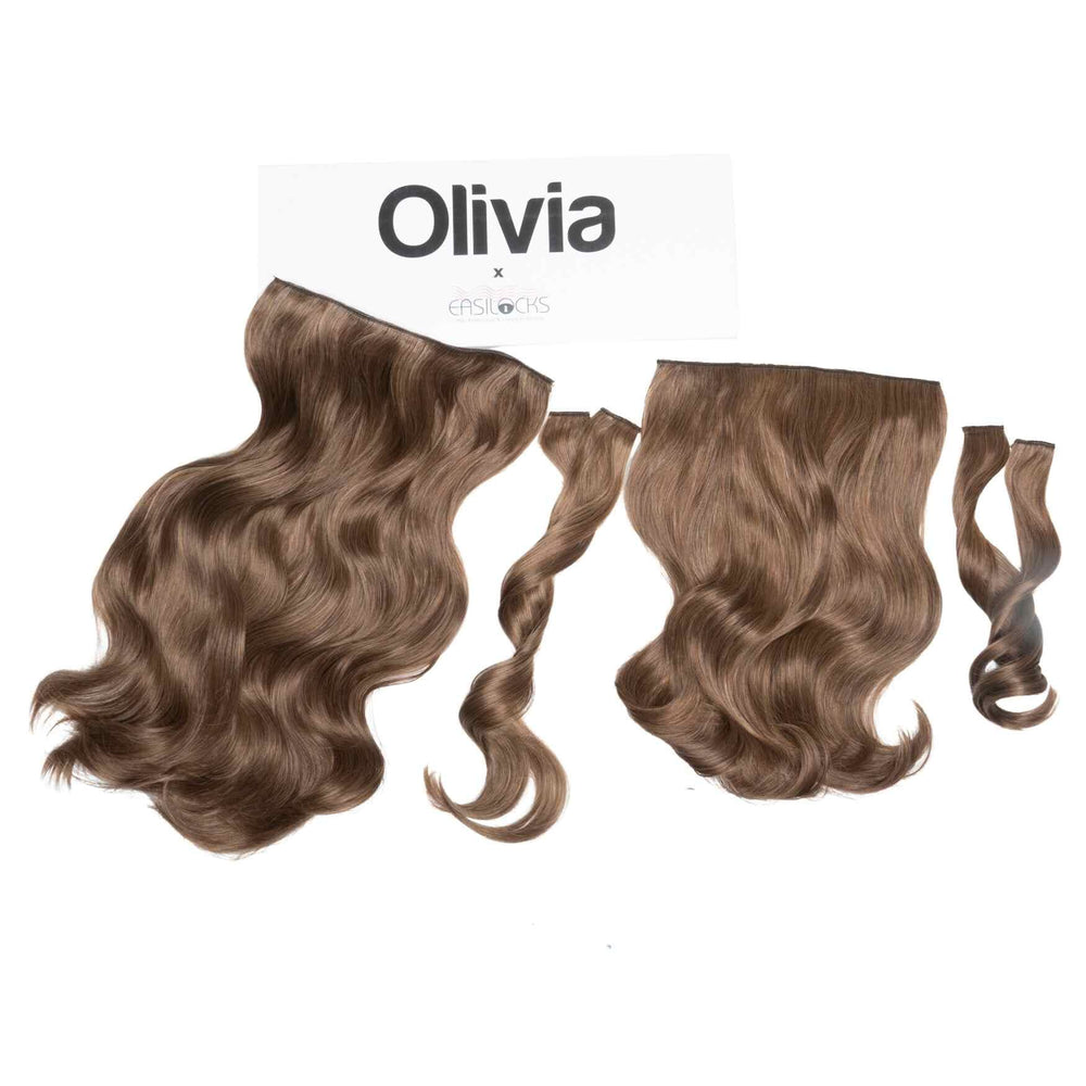 Olivia X Easilocks Wavy Collection Olivia X Easilocks Easilocks Fudge Brownie 