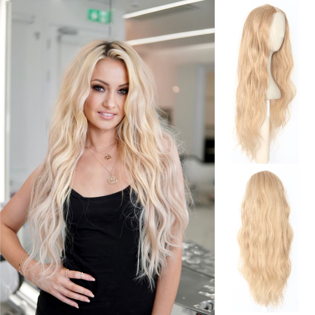 The Loose Wave Lace U-Part Wig Bundle Bundles Easilocks Malibu Blonde 