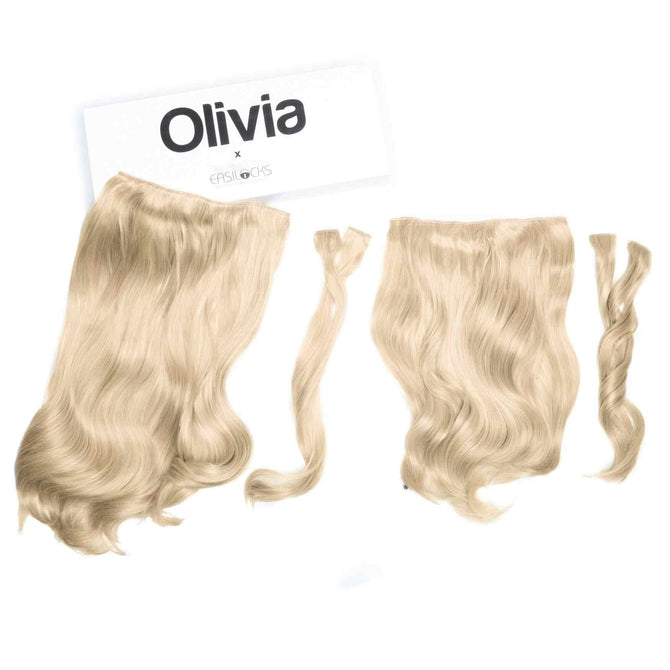 Olivia X Easilocks Wavy Collection Olivia X Easilocks Easilocks Malibu Blonde 
