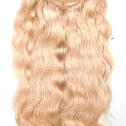 Double Human Hair Wavy Clip In Hair Extensions - 16" & 22" (7460459774147)